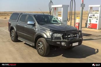 FORD RANGER GD01 GRAPHITE MILLED ACCENTS WITH CHROME INSERTS